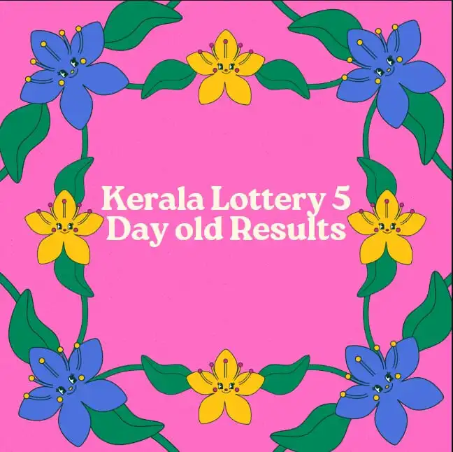 Kerala Lottery Result 5 days old Feature Image with Kerala colourful design