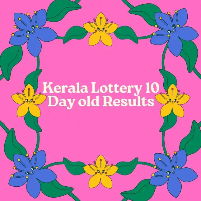 Kerala Lottery Result 10 days old Feature Image with Kerala colourful design