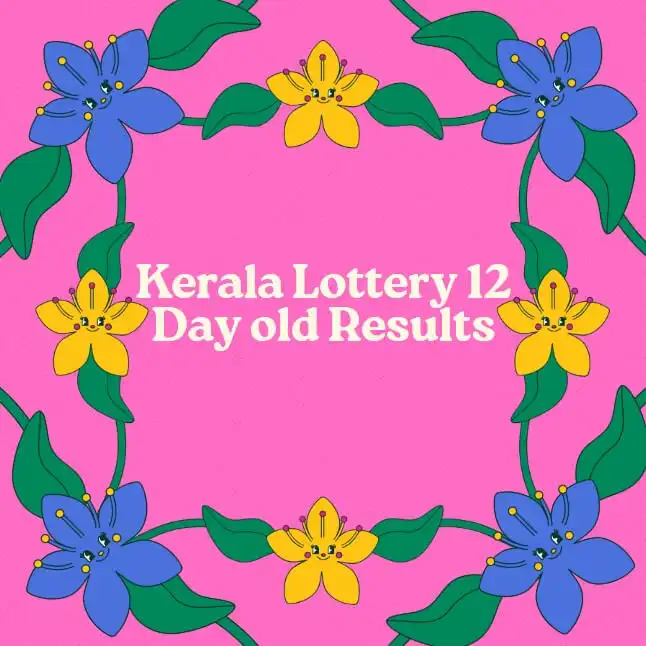 Kerala Lottery Result 12 days old Feature Image with Kerala colourful design