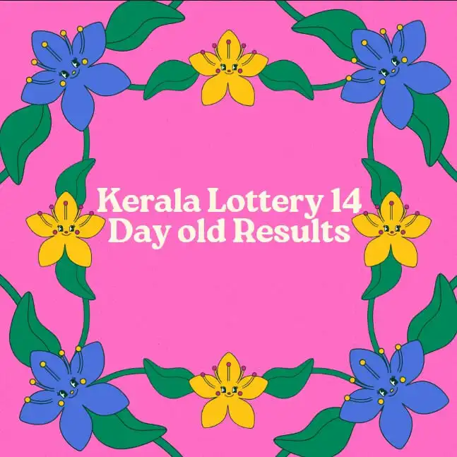 Kerala Lottery Result 14 days old Feature Image with Kerala colourful design
