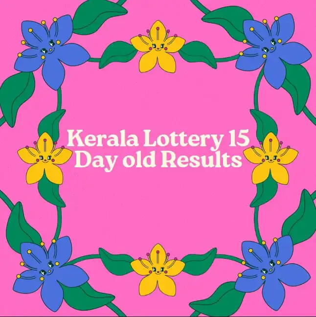 Kerala Lottery Result 15 days old Feature Image with Kerala colourful design