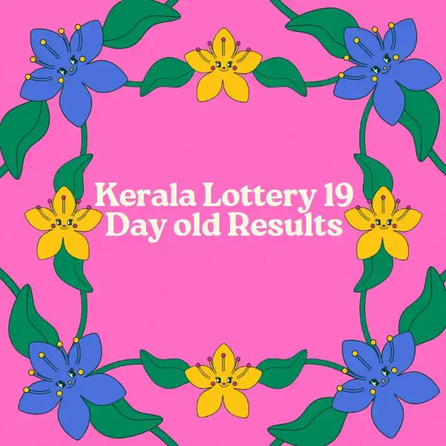 Kerala Lottery Result 19 day old Feature Image with Kerala colourful design
