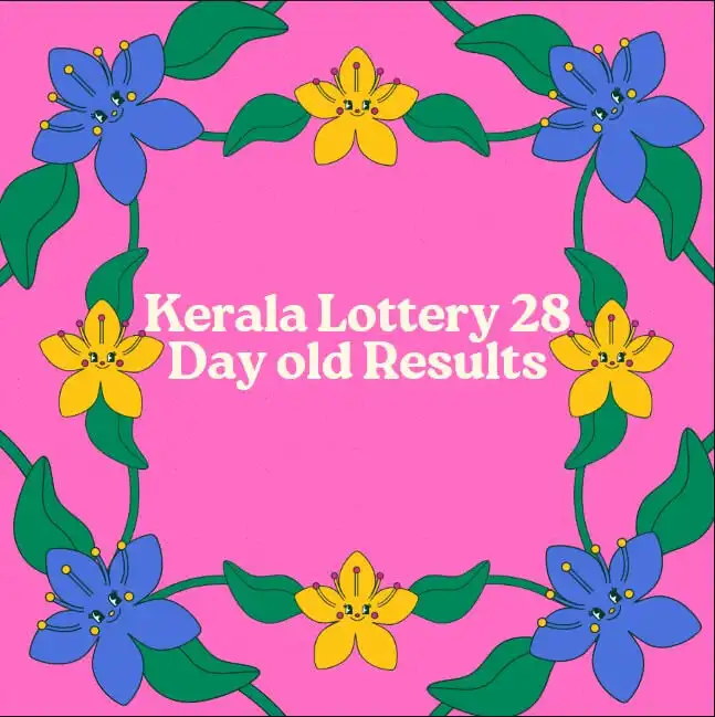 Kerala Lottery Result 28 days old Feature Image with Kerala colourful design